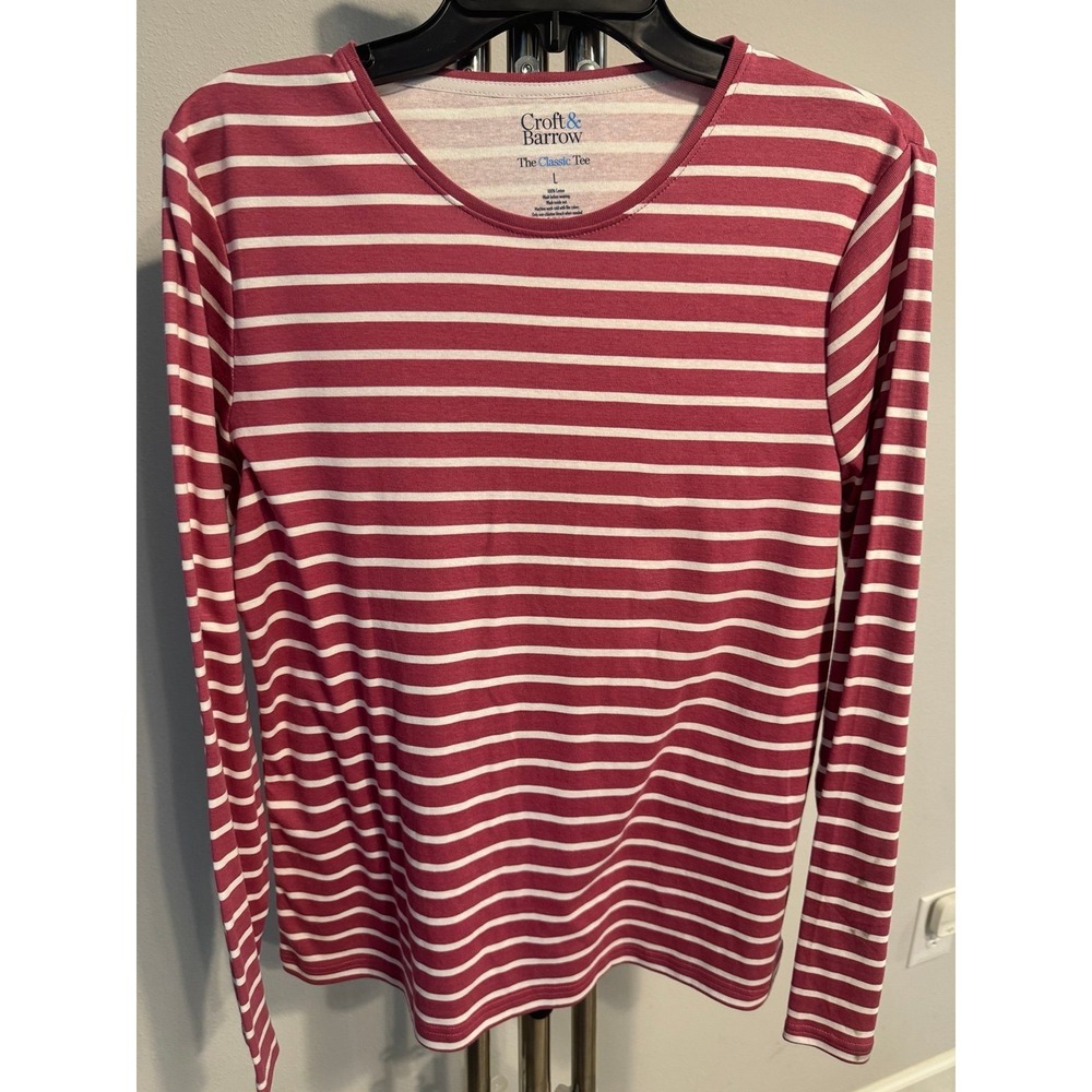 croft and barrow long sleeve classic tee